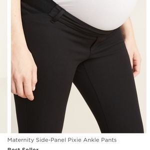 Old Navy Maternity Size 6 side panel black leggings